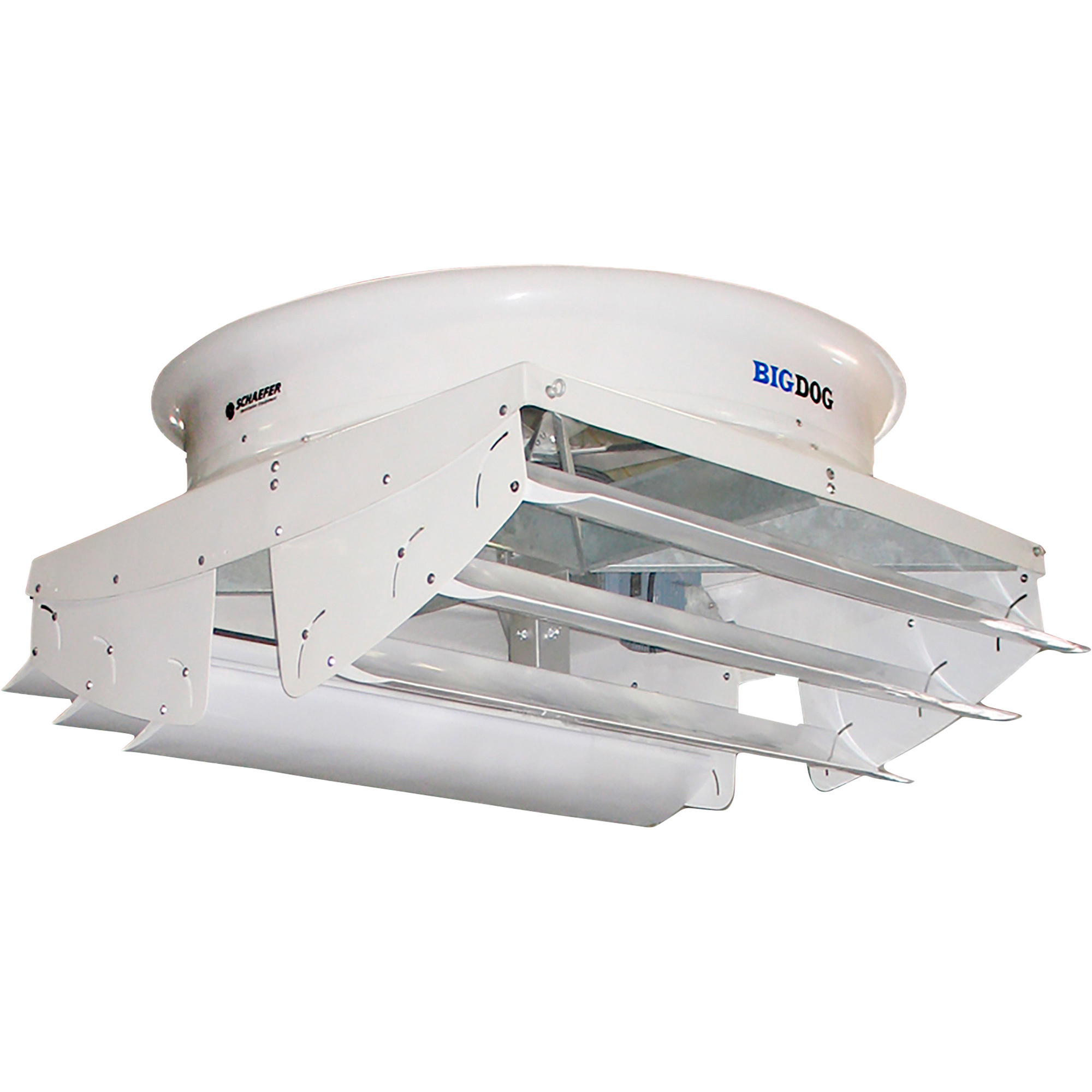Schaefer Big Dog 3-Phase Circulation Fan, 72in., 64,500 CFM, Belt Drive, Model# BD72-208460-3